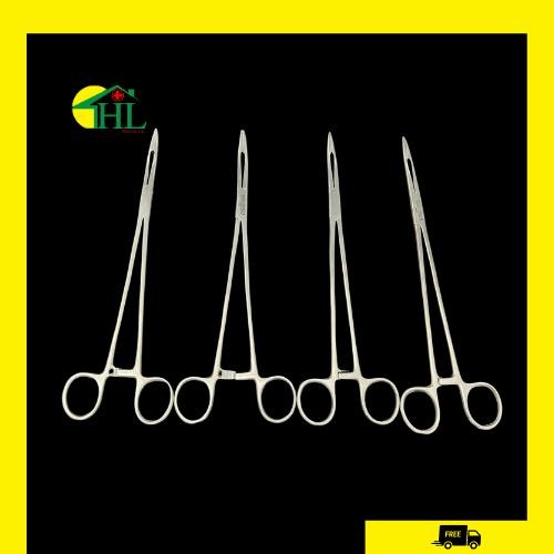 Kẹp bông (panh đầu rắn sản khoa) dài 25cm