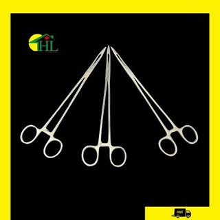 Kẹp bông (panh đầu rắn sản khoa) dài 25cm
