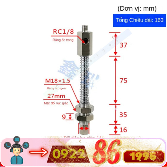 Giác hút chân không  J25/50/75-B01-A18/A22 J50-B01-A18  J75-B01-A22 mới