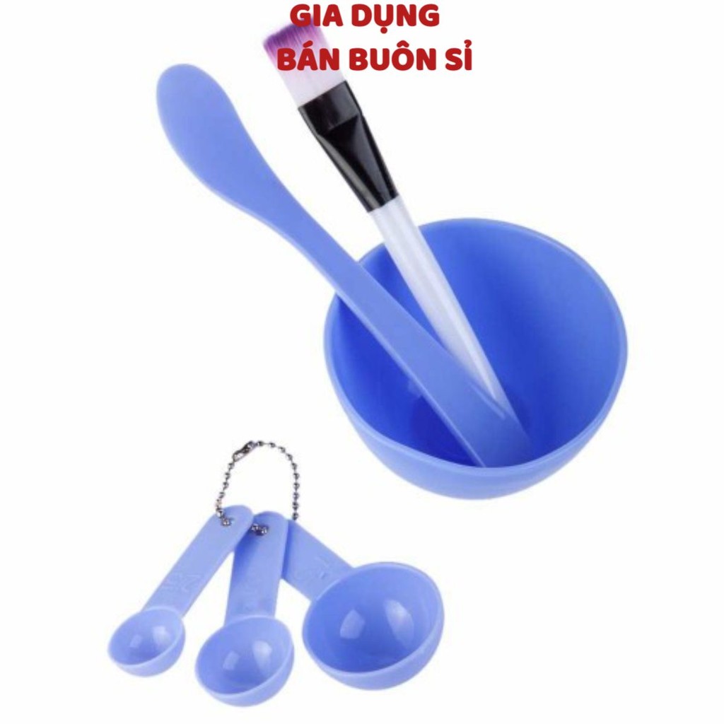 Bộ dụng cụ trộn đắp mặt nạ 4in1