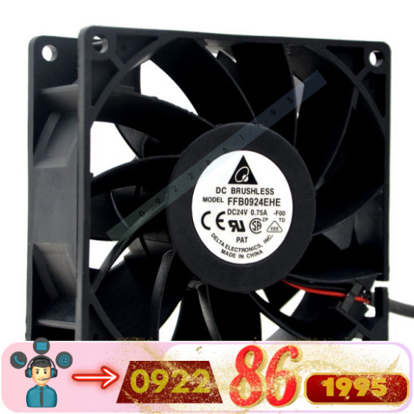 Quạt Biến Tần   3 Kim 9Cm 9038 0, 75A 24V 0, 75A mới