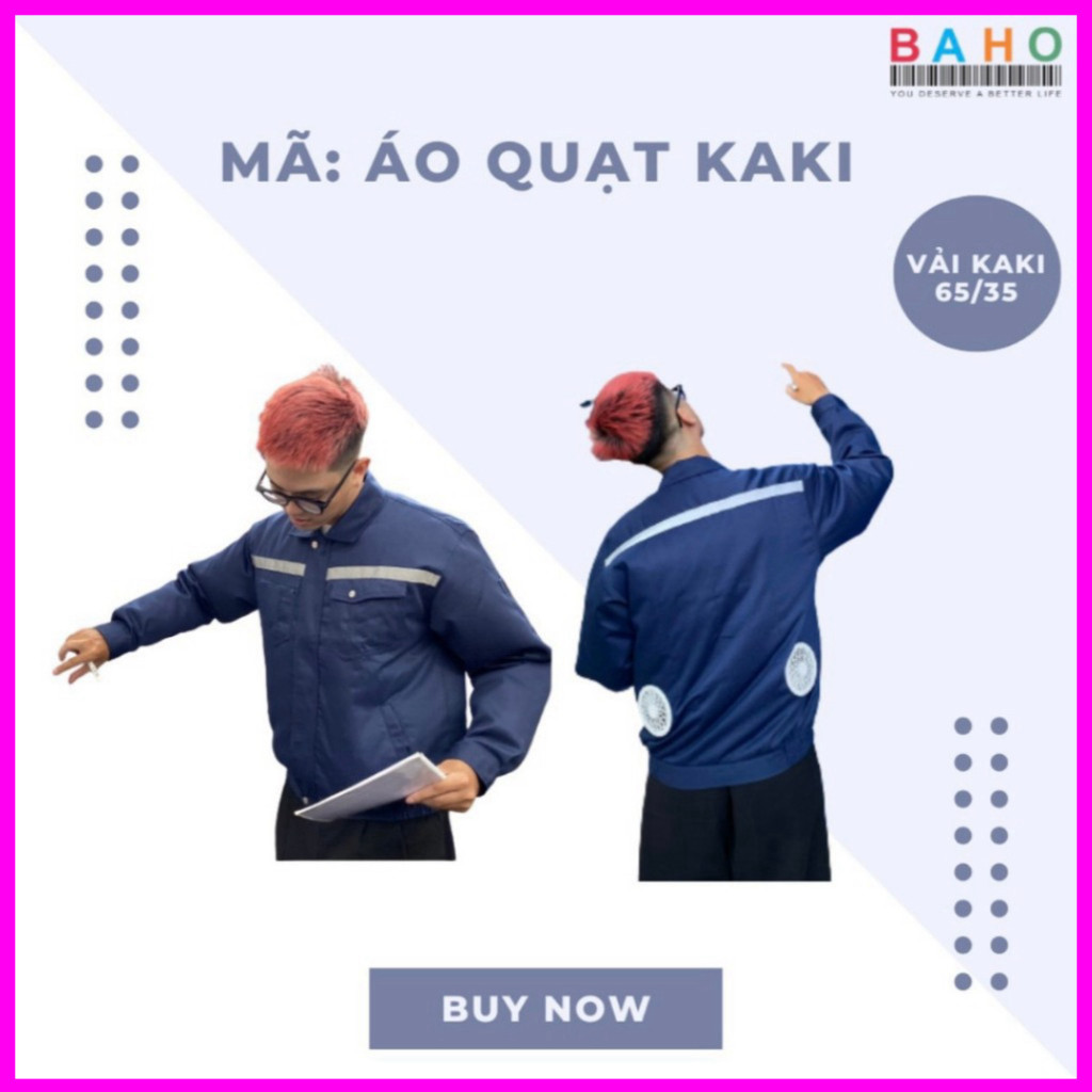 [LOẠI 1]  Áo máy điều hòa quạt 9 cánh 18V pin 80000mah H & H