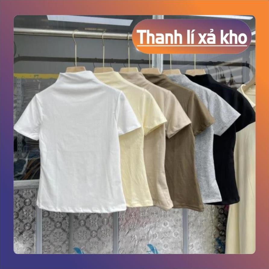 jsj Áo thun nữ jsjổ bo siêu xinh trẻ trung, jsjá tính, jsjhất dày dặn AO12