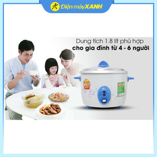 Nồi cơm nắp rời Sharp 1.8 lít KSH-D19V