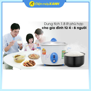 Nồi cơm nắp rời Sharp 1.8 lít KSH-D19V