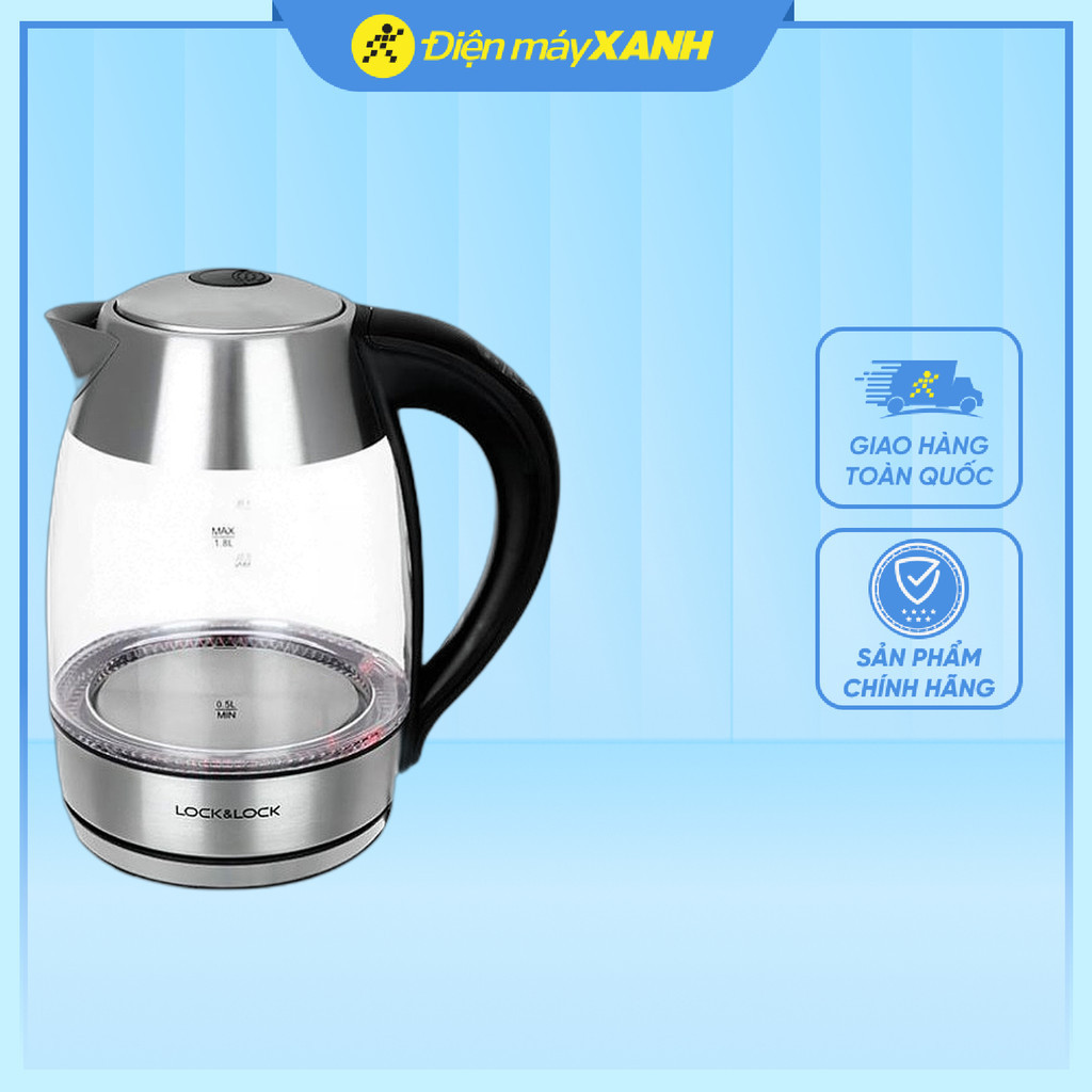 Bình đun siêu tốc Lock&Lock 1.8 lít EJK341