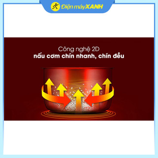  Nồi cơm nắp gài Sharp 1.8 lít KS-N191ETV 