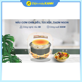 Nồi cơm điện tử Sharp 1.8 lít KS-COM183MV-WH