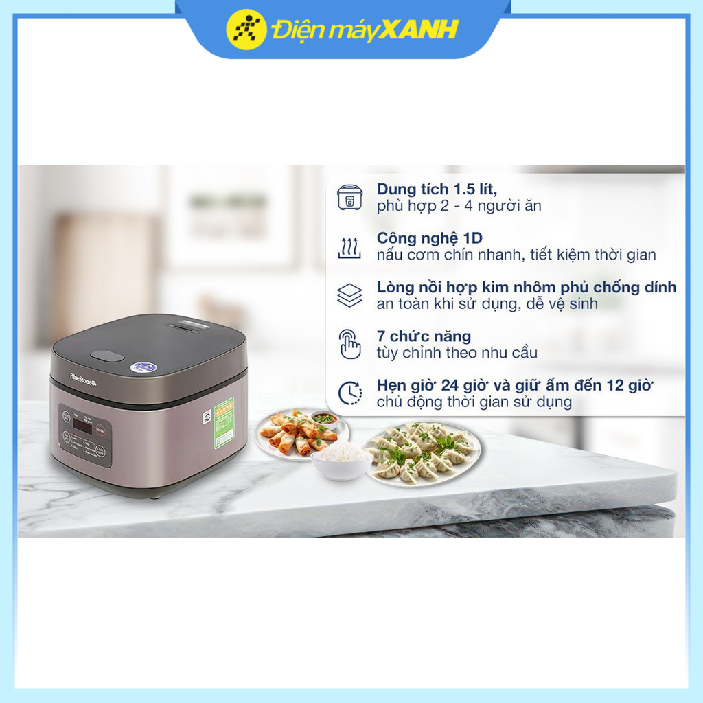 Nồi cơm điện tử BlueStone 1.5 lít RCB-5946