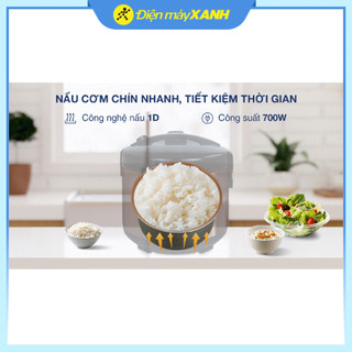 Nồi cơm nắp gài BlueStone 1.8 lít RCB-5520