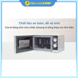 Lò vi sóng Sharp R-205VN(S) 20 lít | 5 Mức Công Suất | Nút Tiếng Việt
