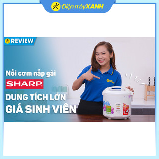 Nồi cơm nắp gài Sharp 1.8 lít KS-18TJV