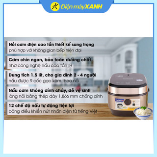 Nồi cơm cao tần BlueStone 1.5 lít RCB-5988