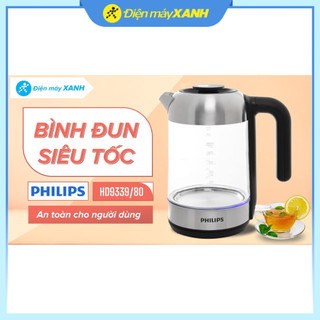 Bình đun siêu tốc Philips 1.7 lít HD9339/80