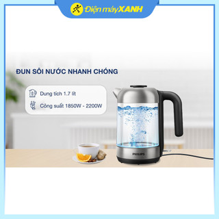 Bình đun siêu tốc Philips 1.7 lít HD9339/80