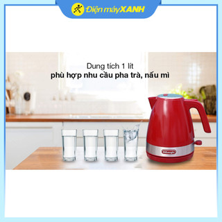 Bình đun siêu tốc Delonghi 1 lít KBLA2000.R