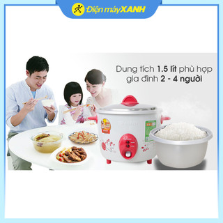 Nồi cơm nắp rời Sharp 1.5 lít KSH-D15V - Chính hãng bảo hành 12 tháng