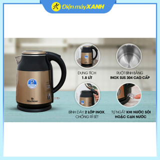 Bình đun siêu tốc BlueStone 1.8 lít KTB-3369