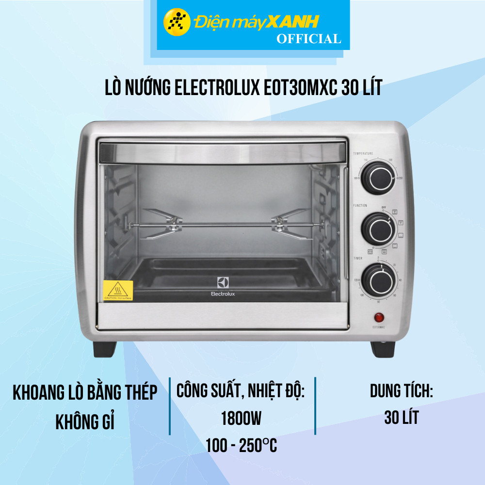Lò nướng Electrolux EOT30MXC 30 lít