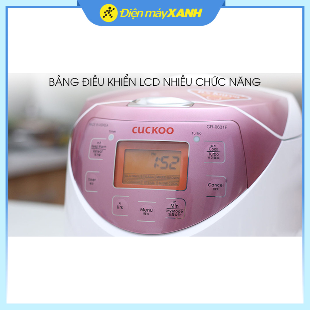 Nồi cơm điện tử Cuckoo 1 lít CR- 0631F
