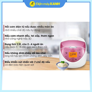 Nồi cơm điện tử Cuckoo 1 lít CR- 0631F