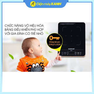  Bếp hồng ngoại Sunhouse SHD 6015 EMC  