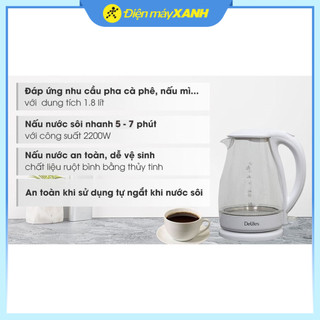 Bình siêu tốc Delites 1.8 lít ST18G02