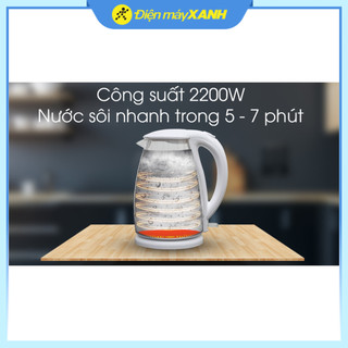 Bình siêu tốc Delites 1.8 lít ST18G02