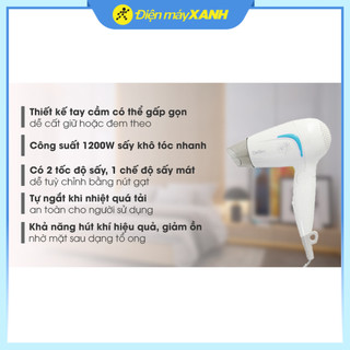 Máy sấy tóc 1200W Delites MST02