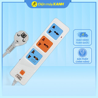 Ổ cắm điện Comet 3 lỗ 2m CES10302