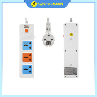 Ổ cắm điện Comet 3 lỗ 2m CES10302