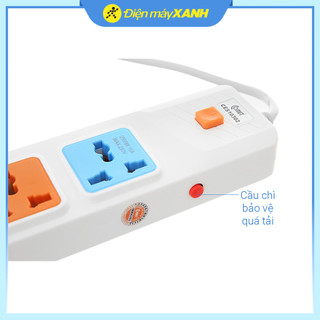 Ổ cắm điện Comet 3 lỗ 2m CES10302