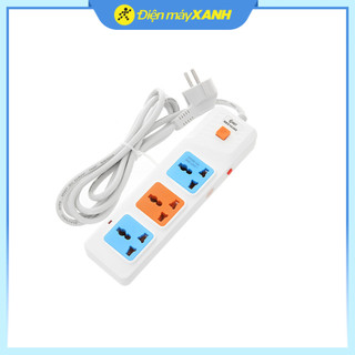 Ổ cắm điện Comet 3 lỗ 2m CES10302