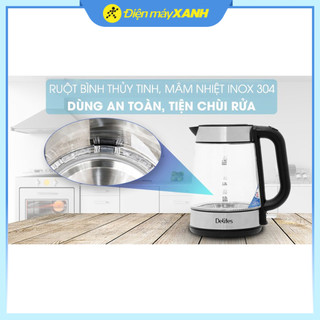 Bình đun siêu tốc DELITES 1.7 lít FD-625