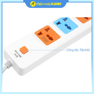 Ổ cắm điện Comet 4 lỗ 5m CES10405