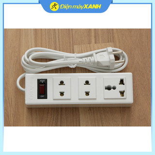  Ổ cắm 3 lỗ dây 2m Điện Quang 002A-02 