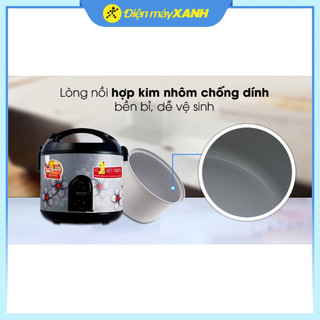 Nồi cơm nắp gài Sharp 1.8 lít KS-NR191STV