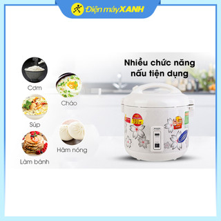 Nồi cơm nắp gài Sharp 1.8 lít KS-N182ETV
