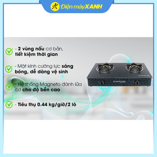  Bếp ga đôi Sunhouse Mama MMBB0787MT 