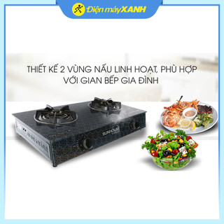 Bếp ga đôi Sunhouse Mama MMBB0787MT