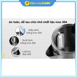 Bình đun siêu tốc Hafele T-907B (535.43.731) 1,7L