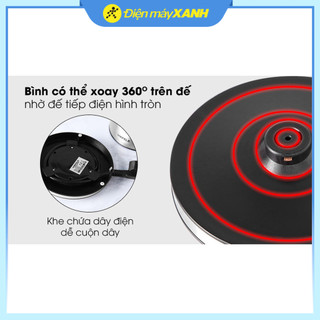 Bình đun siêu tốc Hafele T-907B (535.43.731) 1,7L