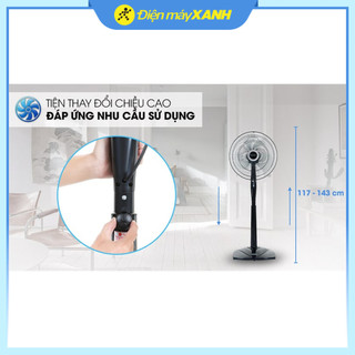 Quạt đứng Sharp PJ-S40RV-DG