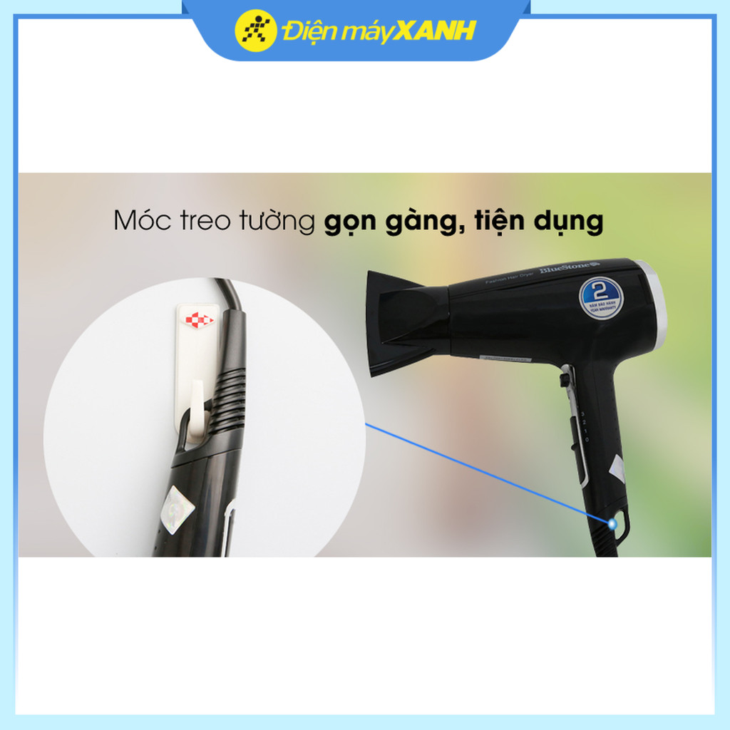 Máy sấy tóc 1750-2100W Bluestone HDB-1846 - Hàng chính hãng