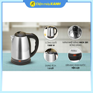 Bình đun siêu tốc Delites 1.8 lít ST18S05