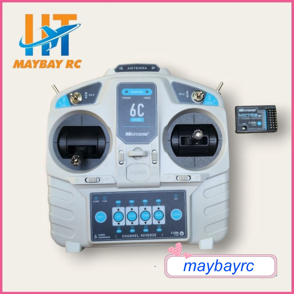 Tay Điều Khiển MC6C 2.4G + RX MC7RB Phiên Bản Nâng Cấp