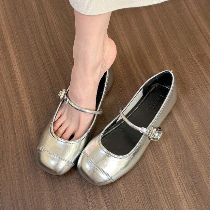 Giày bệt basic êm chân sang chảnh basic dễ phối đồ giày công sở Kichi Shoes mã X208