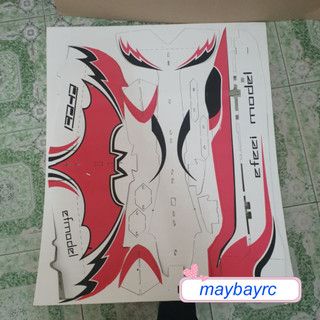 Kit máy bay điều khiển 3D dẻo sơn Efeei ( 830 x 870mm)