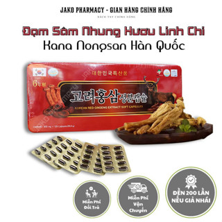 Đạm Sâm Nhung Hươu Hàn Quốc Chính Hãng Kana 120 Viên, Viên Đạm Tổng Hợp Hồng Sâm Tăng Sức Đề Kháng