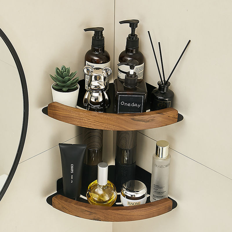 Kệ Nhà Vệ Sinh Treo Tường Phòng Tắm Nhà Vệ Sinh Lưu Trữ Nhà Vệ Sinh Kệ Góc Đục Lỗ Góc Tường Tam Giác